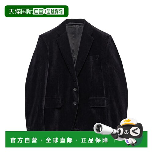 PRADA 男士西服 P593PSOOO18MKF0002 SS2026 黑色 Single-breaste