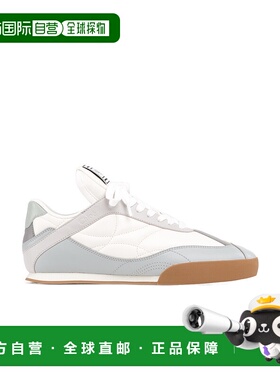 CHLOÉ 女士运动鞋 C25S07IPN47O SS2025 白色 KICK系带低帮休闲鞋