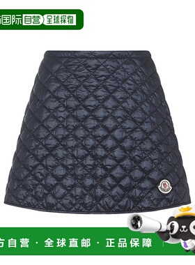 1h可退 潮奢 Moncler 盟可睐 女士 菱形绗缝迷你半身裙 K20932D00