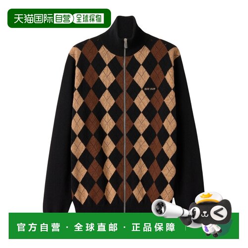 MIU MIU 女士针织衫 MMF03K6033F0002 SS2026 花色 长袖拉链开衫