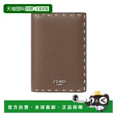 男士 棕色 钱包 FENDI 7M0349AP3BF1TQQ AW2025 Selleria 紧凑型双