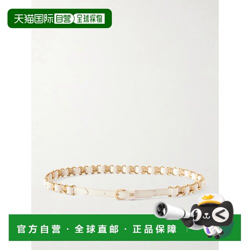 valentino 华伦天奴 女士 Logo精饰链条皮带腰带 9W2T0SX8KXA