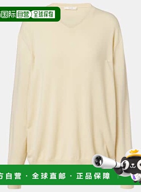 1h可退 潮奢 The Row 女士 Migeia 羊绒毛衣 yellow黄色 舒适时尚