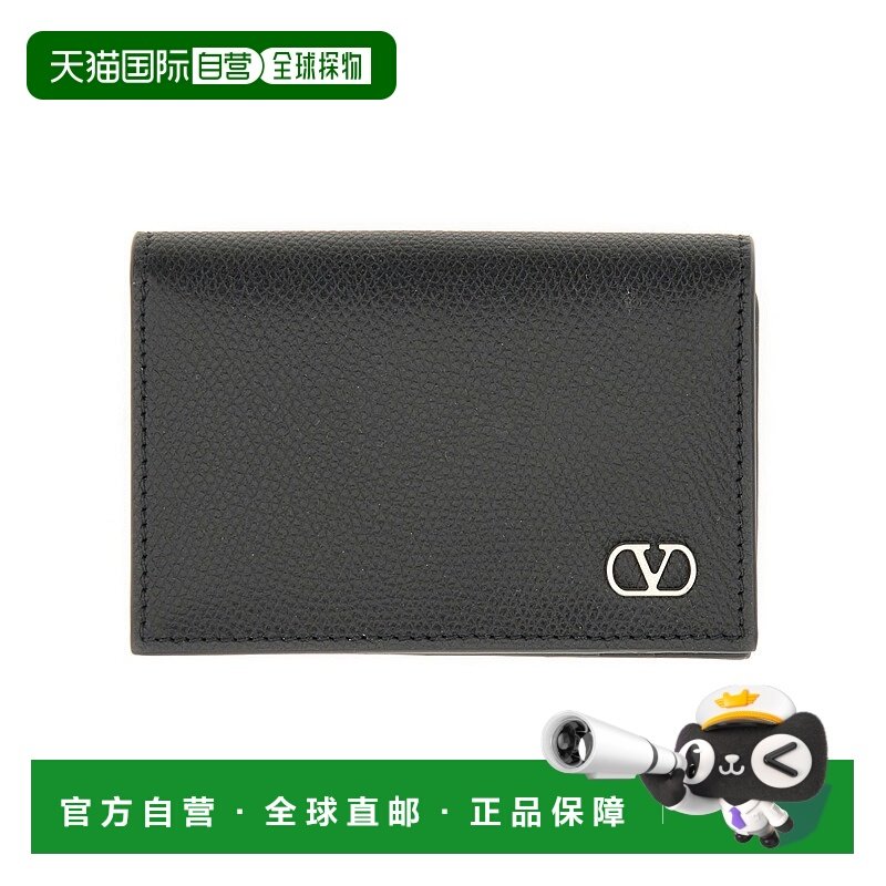 1h可退 潮奢 valentino 华伦天奴 男士 VLogo 標誌性雙折錢包 6Y2