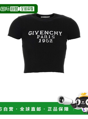 GIVENCHY 女士T恤 BW61H14ZSK001 AW2025 黑色 Fitted cut top
