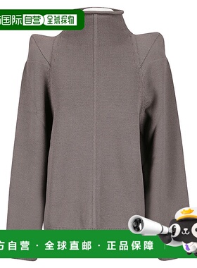 RICK OWENS 女士外套 AW2025 RO02E4657KWVLH78 灰色开衫