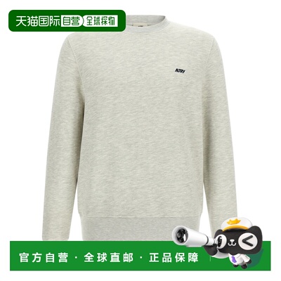 AUTRY 男士卫衣 SWPM001M SS2026 灰色 Logo embroidery sweatshi