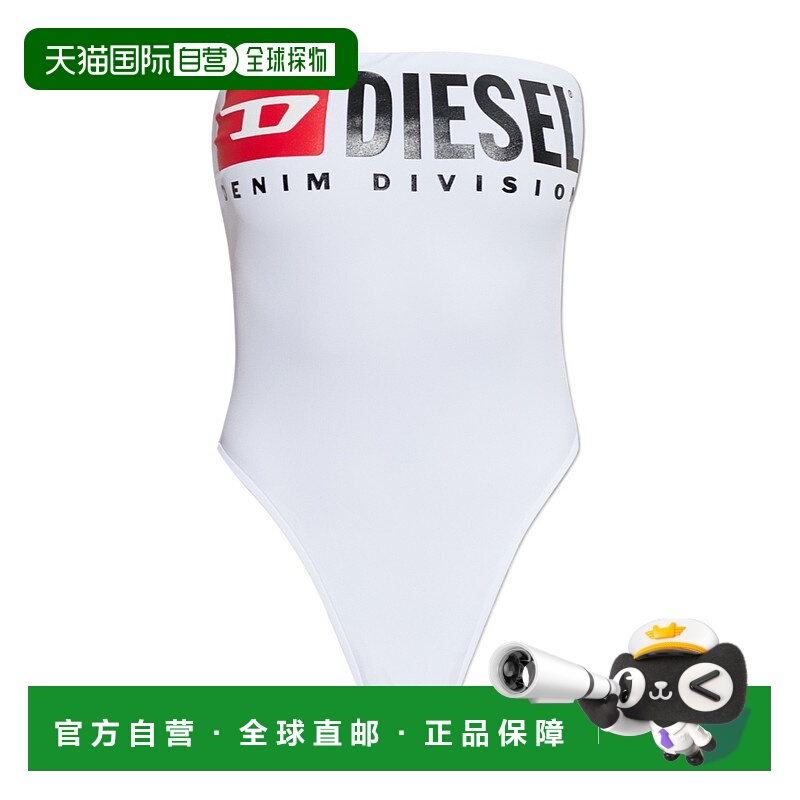 1h可退 DIESEL 女士泳装 A204290AJIZ100 SS2026 白色 抹胸连体泳