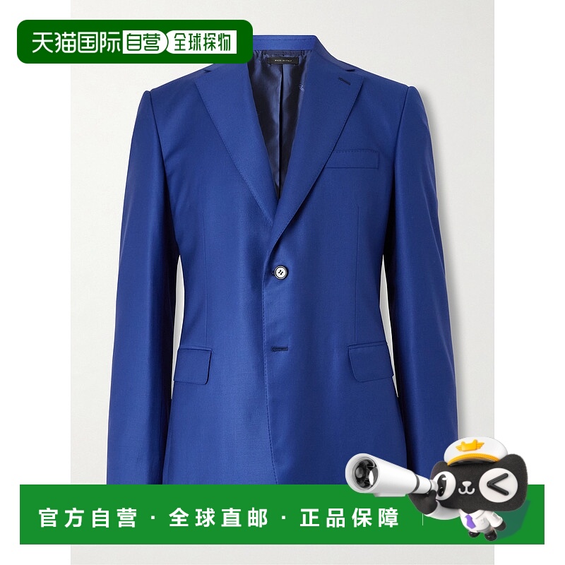 潮奢 Brioni 布里奥尼 男士 Trevi 修身羊毛/斜纹布西装外套 RGNP