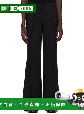 1h可退 潮奢 Coperni 男士 黑色 Wide Leg Tailored 长裤 COPP90F
