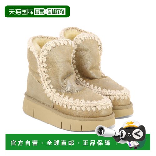 MOU 女士靴子 MUFW531002BSTME SS2025 浅棕色 Eskimo 18 ankle b