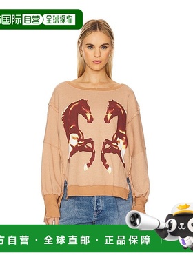 1h可退 潮奢 Free People 自由人 女士 Camden 印花卫衣 OB182787