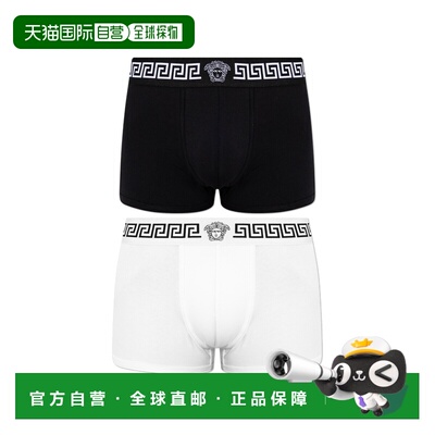 1h可退 VERSACE 男士内裤 10249081A178812W020 SS2026 黑色