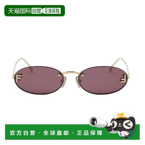 FENDI 女士眼镜 16QQ51H0A14382 SS2025 金色 Fendi First Crysta