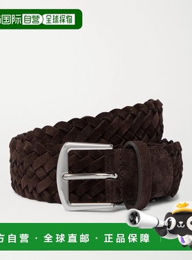 1h可退 潮奢 Loro Piana 诺悠翩雅 男士 手工编织腰带 FAL6258