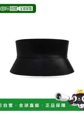 GIVENCHY 女士腰带 BWZ05Y61WS001 AW2025 黑色 皮革束身腰带