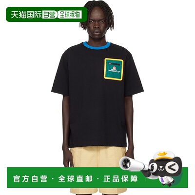 1h可退 潮奢 Casablanca 男士 黑色 Montagne T 恤 MPF25JTS04301