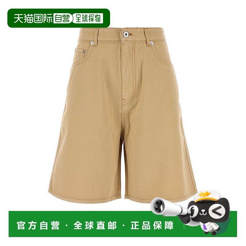 潮奢 Miu Miu 缪缪 女士 標誌細節百慕達短褲 GWP568SOOO17N0短裤