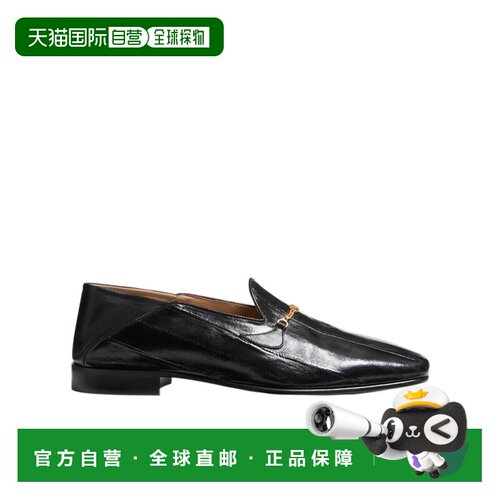 VALENTINO 男士商务休闲鞋 YS0M92MFK0NO SS2026 黑色男鞋乐福鞋