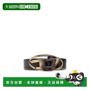 腰带 男士 X10133P8527H0190 AW2025 LOGO腰带 1h可退 黑色 DIESEL