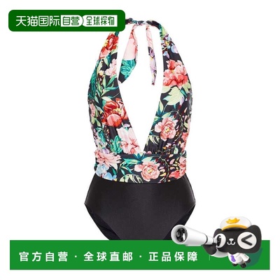 1h可退 潮奢 ZIMMERMANN 女士 One-piece 泳衣 black黑色 舒适时