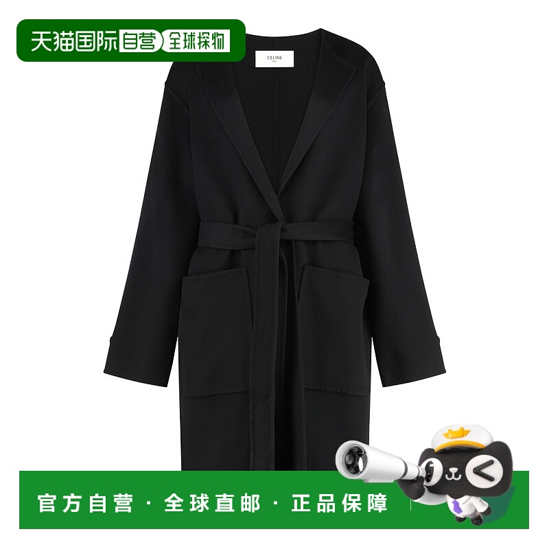 1h可退 潮奢 Celine 思琳 女士 长袖浴袍大衣 2M77C6700羊绒