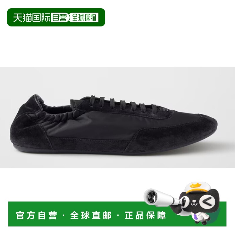 1h可退 PRADA 女士运动鞋 1E959NF005D7CF0002 AW2025 黑色