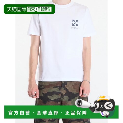 OFF-WHITE 男士T恤 44MAA16MF26J00A100WHITE AW2026
