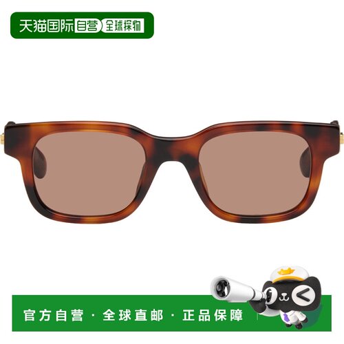 Bottega Veneta 葆蝶家 男士 棕色 Ribbon Stretch 太阳镜 BV1411