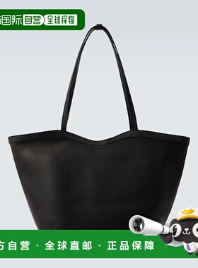 1h可退 潮奢 The Row 男士 Park XL 皮革手提包 black黑色 舒适时