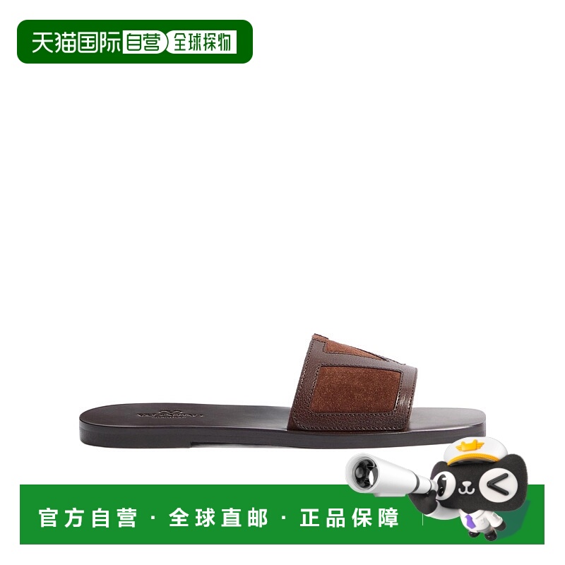 1h可退 VALENTINO 男士拖鞋 YS0J72RCVZWX SS2025 棕色