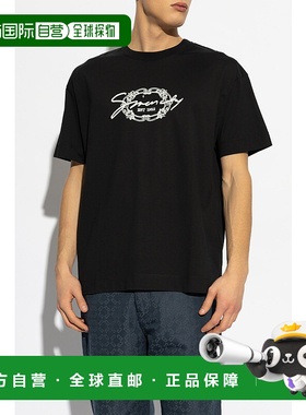 GIVENCHY 男士T恤 BM71MG3YPK001 SS2025 黑色 短袖T恤