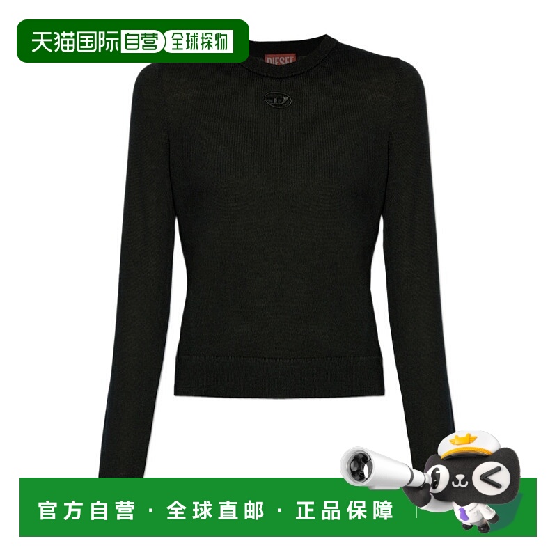 1h可退 DIESEL 女士针织衫 A174980DCCH9XX CO 黑色 M-Alinesa