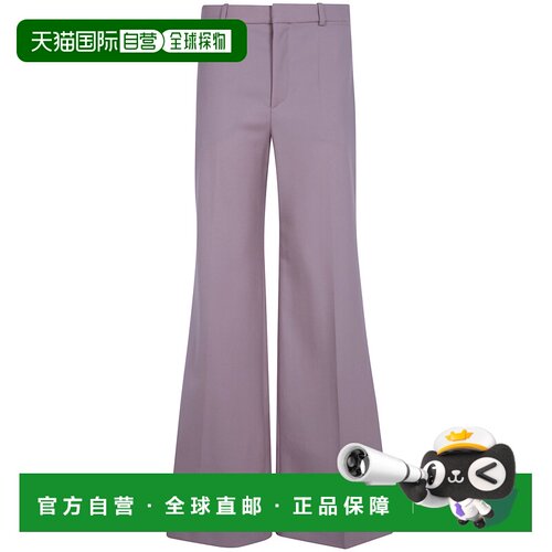 CHLOÉ 女士休闲裤 CH26APA360666I3 AW2026 粉红色 FLARE LEG TRO