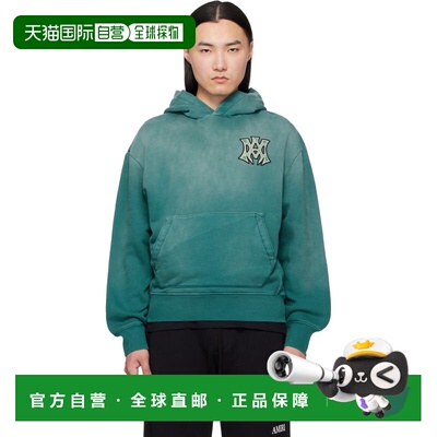 AMIRI 男士 绿色 MA HOLLYWOOD OVERSIZED 连帽衫卫衣 AMJYHD1082