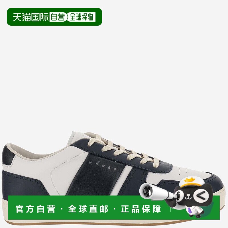 1h可退 HOGAN 男士运动鞋 HXM6680FL30R37736J CO 白色