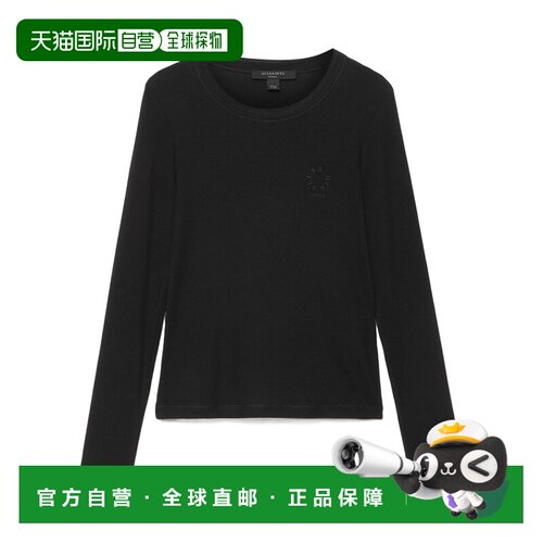ALL SAINTS 女士T恤 W041JFBLACK AW2026 黑色 Rina Haven 长袖T