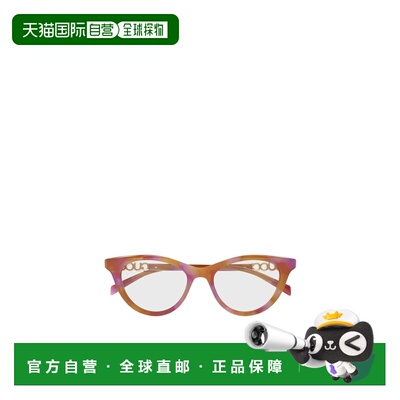 GUCCI 女士眼镜 GG2034O004 SS2026 棕色 平光镜古驰几何框