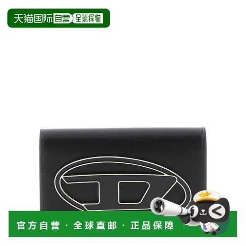 DIESEL 女士卡包 X10386PR818T8013 CO 黑色 Wallet