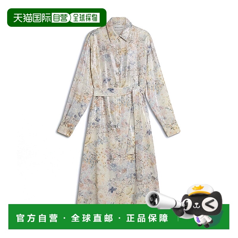 GOLDEN GOOSE 花卉亮片印花连身长裙連衣裙GWP02471P00215182973