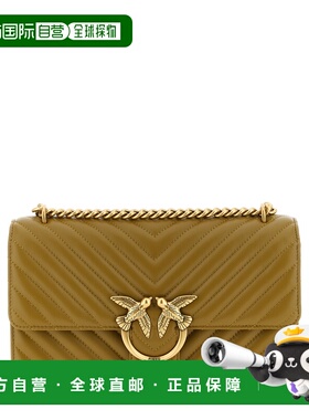 PINKO 女士斜挎包 100941A0GKL22Q SS2026 绿色 'Love One Classi