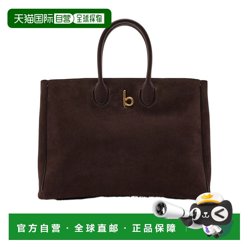 1h可退 BURBERRY 男士手提包 80944141 AW2024 深棕色 Rocking Ho