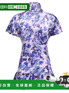 1h可退 潮奢 Isabel Marant 伊莎贝尔 玛兰 女士 紫色上衣 HT2393