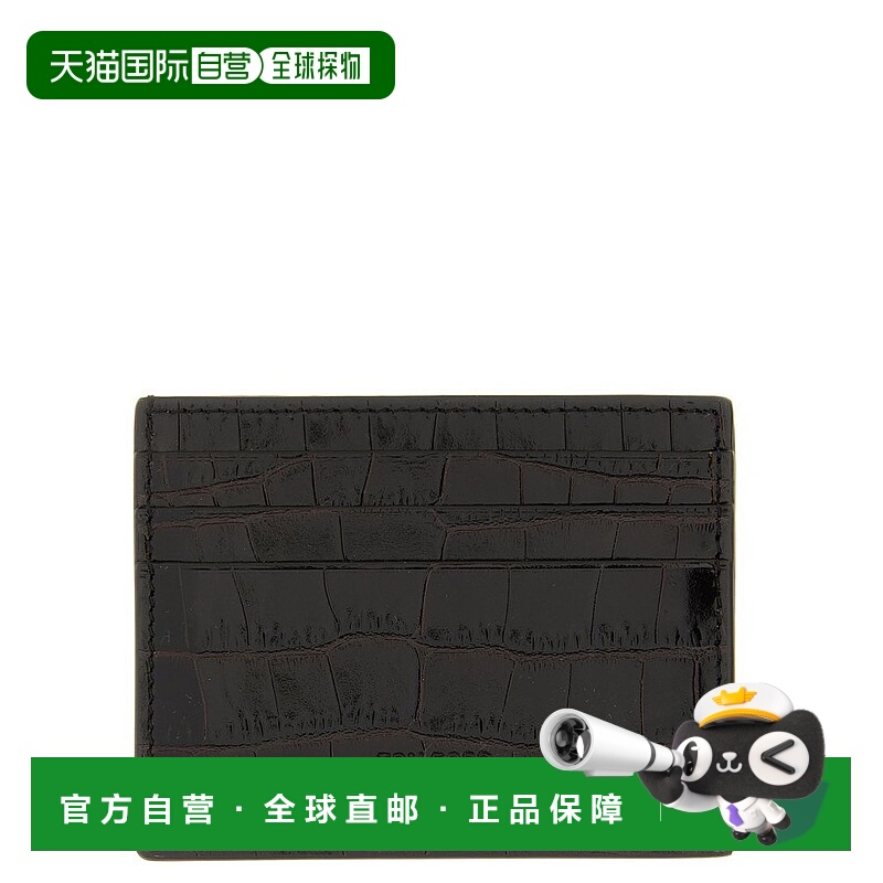 1h可退 潮奢 Tom Ford 汤姆 福特 男士 標誌壓花卡包 Y0414LCL439