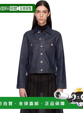 1h可退 潮奢 A.P.C. 女士 海军蓝 Dion 牛仔夹克 COGDFF32028
