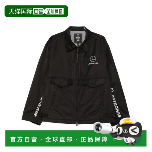 Y-3 男士夹克 KR2375 SS2026 黑色 长袖拉链夹克 【付后1h可退】
