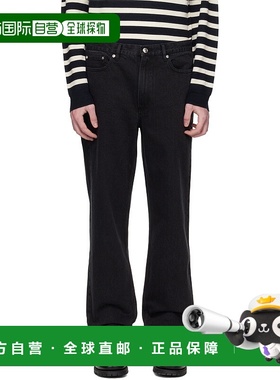 1h可退 潮奢 A.P.C. 男士 黑色 Martin 牛仔裤 COGEXH09121直筒裤