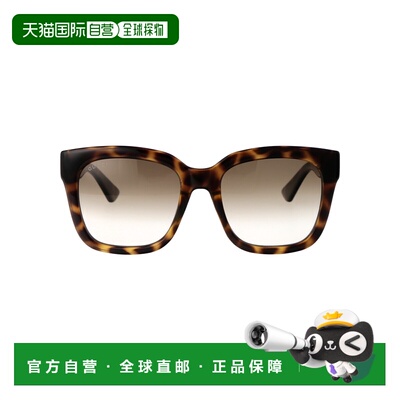 自营GUCCI 女士眼镜 GG1338S003 CO 黑色 徽标太阳镜古驰