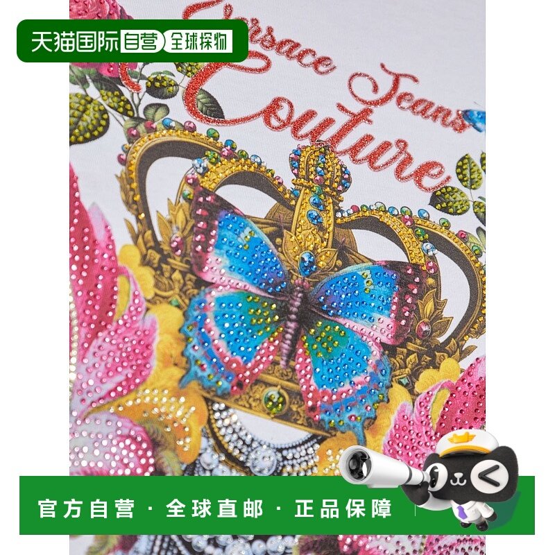 VERSACE JEANS 女士T恤 79HAHE02CJ00E003 AW2025