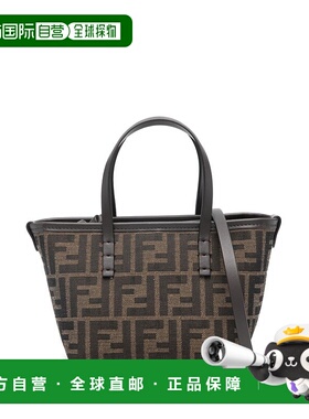 FENDI 女士斜挎包 8BS096AFPMF1GL7 SS2026 灰色 Roll提花单肩包